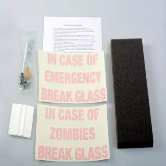 Zombie / Emergency Break Glass Gun Cabinet – Display Case - Wall Mountable