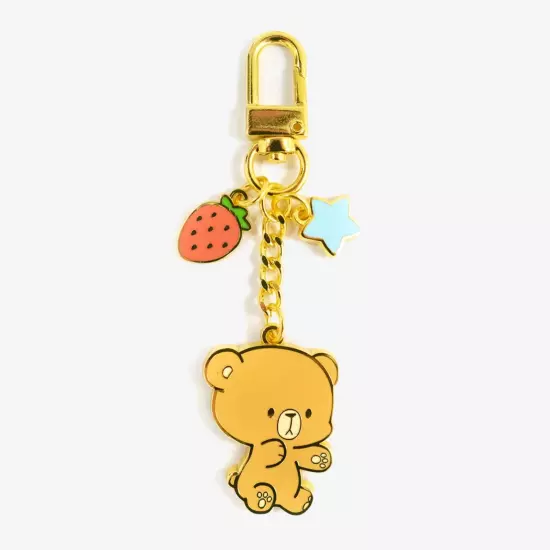 milkmochabear Milk and Mocha Enamel and Figurine Keychain [Choose Variation] NEW