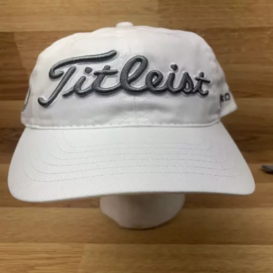 Titleist Hat Tour Performance Golf Cap Adjustable Clasp Closure NHSGA FJ Footjoy