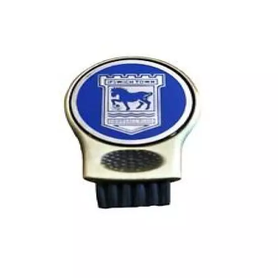 IPSWICH FC GRUVE CLEANER AND GOLF BALL MARKER. GROOVE CLEANING BRUSH