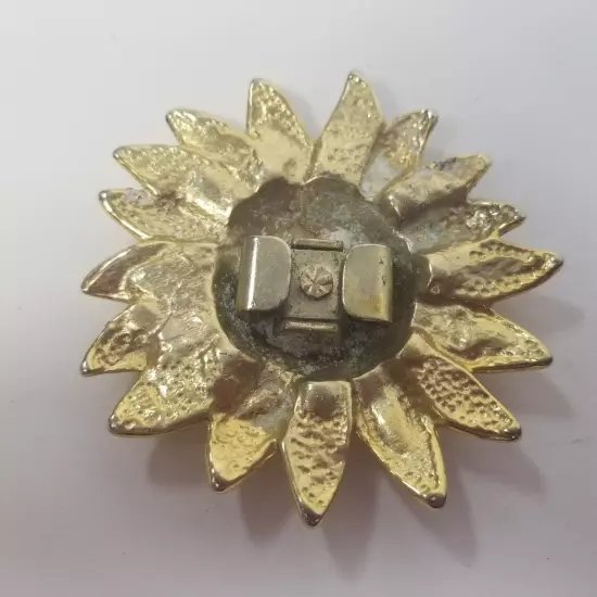 Amazing Sunflower Bolo Tie or Womens Belt Buckle Attachment