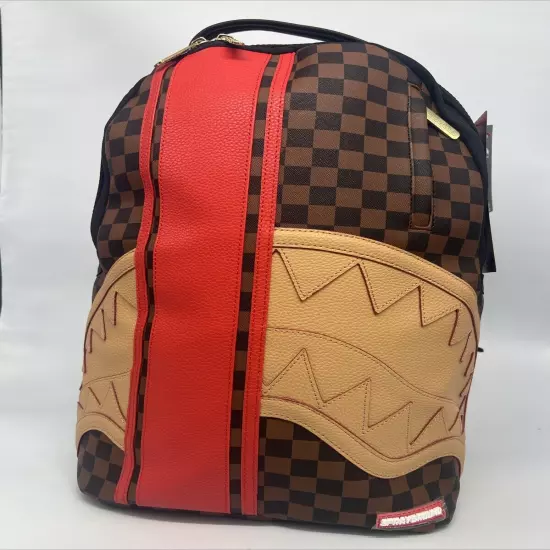 sprayground backpack limited edition B5991-brown Prive$120.00 Vegan Leather