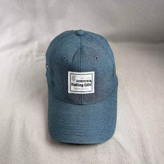 Rolling Hills Colorado Hat Mens One Size Blue Strapback Cap Golf Club Mid Fit