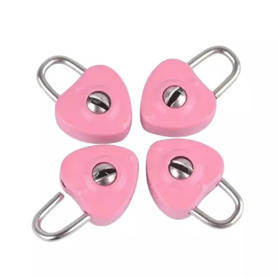 1Set Luggage Lock Security Key Lock Heart Shaped Journal Book Lock