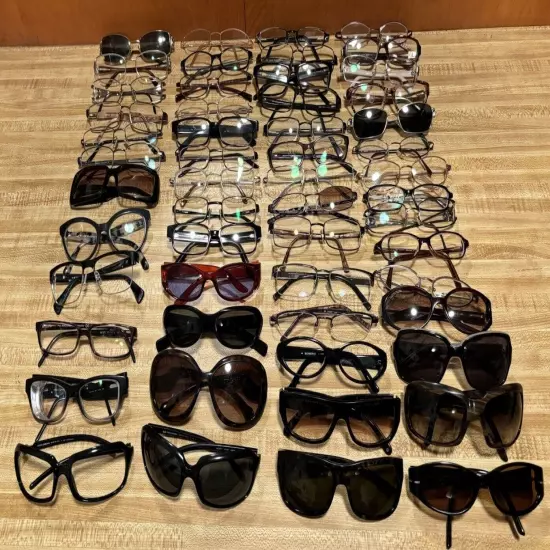 68 Gucci Versace Burberry Valentino D&G Prada Sun Eyeglasses Frame Resellers Lot