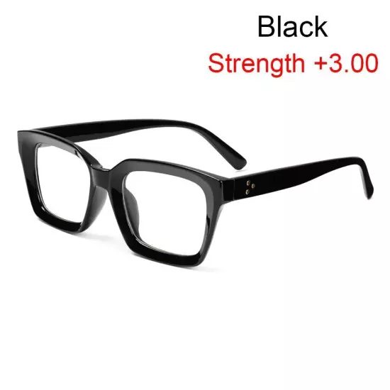 Square Oversized Reading Glasses Presbyopia Eyeglasses Large Frame