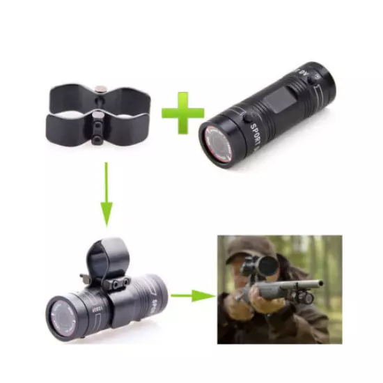 Gun Clamp Mount Sport Hunting Flashlight Iron Clip For Long Gun Shotgun Rifle