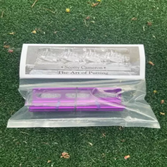 New! Rare! Scotty Cameron Circle T - Putting Path Tool - Tour Use ONLY - Purple