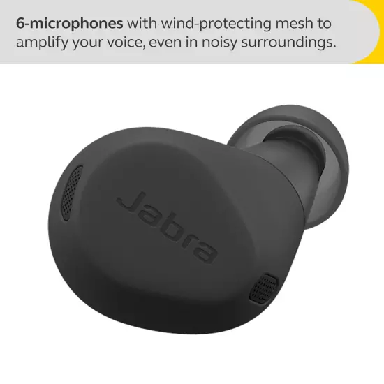 Jabra Elite 8 Active - Advanced HearThrough Wireless Bluetooth Sports Earbuds