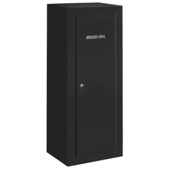 GUN SAFE 18-Gun Security Storage Cabinet Convertible Adjustable Shelving Black