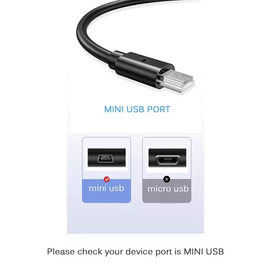 Muigiwi USB Charger Charging Cable Cord Compatible with TI-84 plus CE Graphing