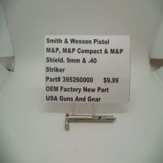 395260000 Smith & Wesson Pistol M&P Striker OEM Factory New Part