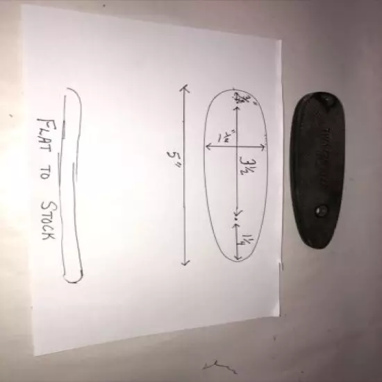 Winchester Rifle/Shotgun Flat Butt Plate-#378