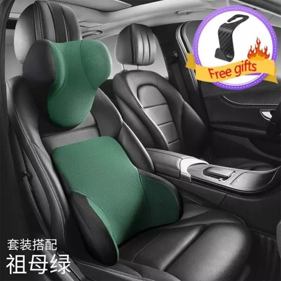 Neck Pillow Car Seat Pillow Support Auto Lumbar Cushion Car Headrest Support