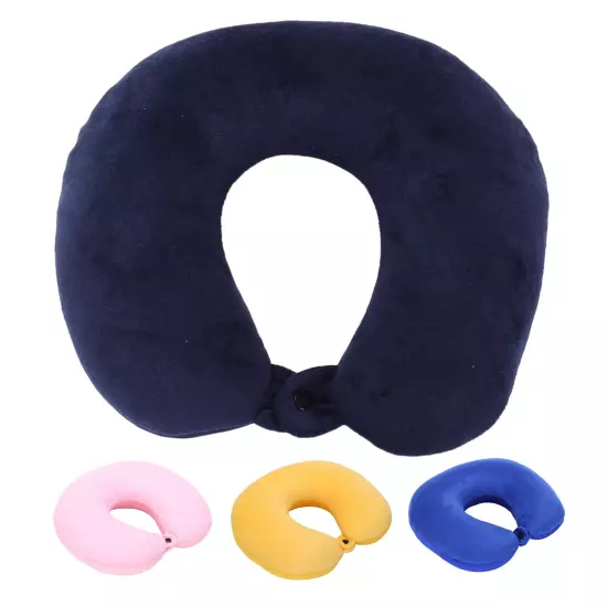 Travel Pillow Memory Foam-Head Neck Support Airplane Pillow For Traveling, Car