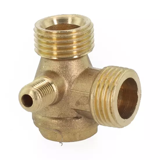 Reliable Copper Check Valve for Air Compressor Easy Installation 20x20x10mm