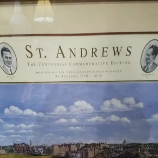 St Andrews large print framed Centennial Commemorative Edition picture