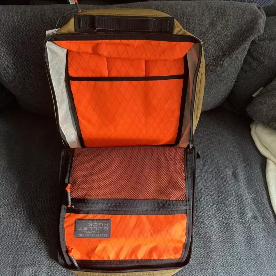 GoRuck X Carryology Kaidan v2.0 15L Bullet Coyote w/Orange Interior BNWT