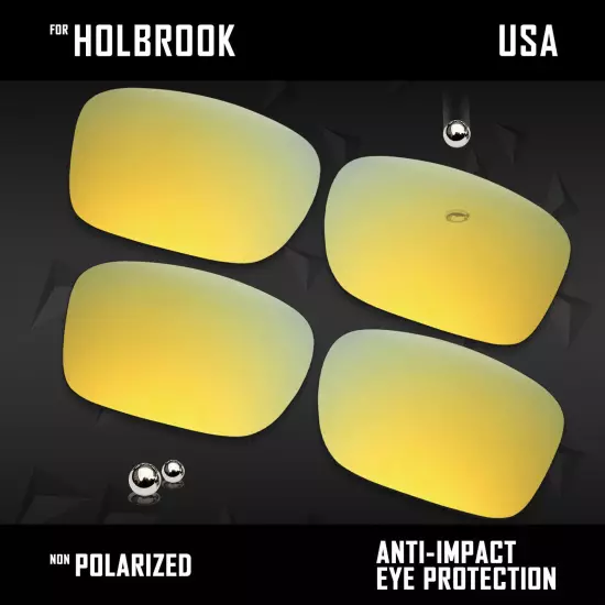 Anti Scratch Polarized Replacement Lenses for-Oakley Holbrook OO9102 Options