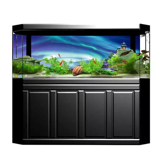 Background Poster Decorative Painting PVC Sticker Landscape Image for Aquarium