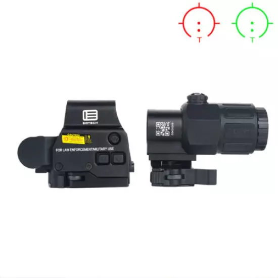 Sight HHS combination holographic 558 Sight with G33 Magnifying glass Copy-Black