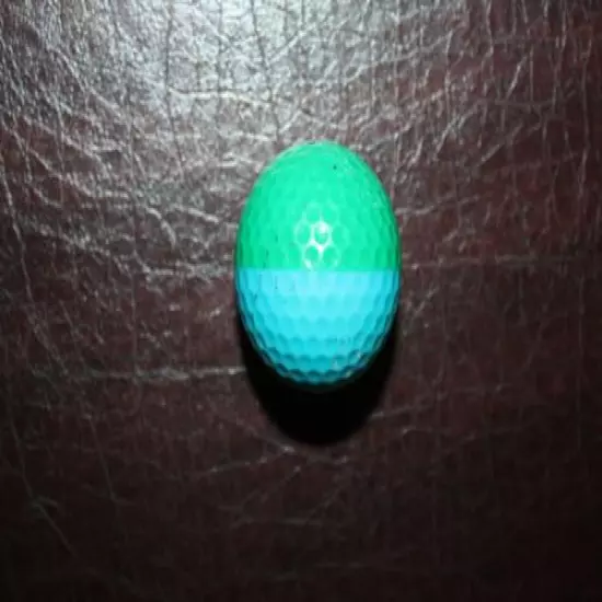 VINTAGE GREEN AND TEAL PING EYE 2 GOLF BALL 