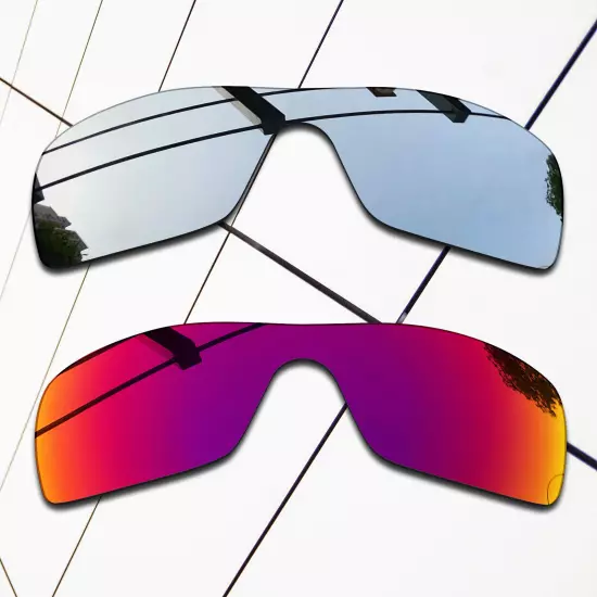 TRUE POLARIZED Replacement Lenses for-Oakley Batwolf Frame OO9101 Multi-Colors