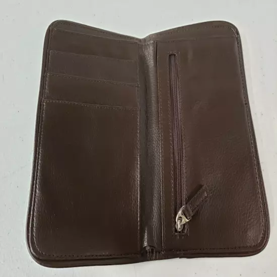 Davidoff Adventure Men’s Brown Wallet LONG BIFOLD 8" X 4.5"