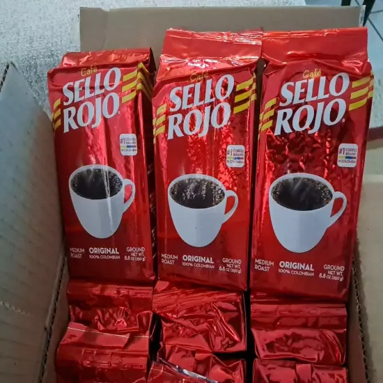 Sello Rojo Medium Roast 8.8 Oz 12 Pack