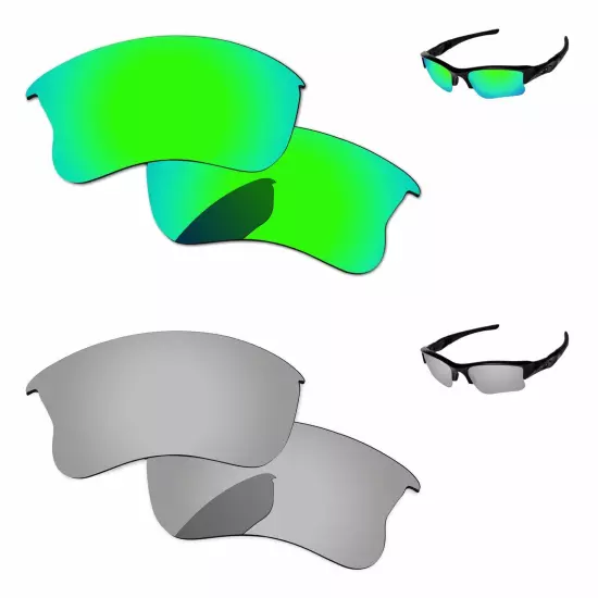 Lensology Polarized Replacement Lenses For-Oakley Flak Jacket XLJ Multi-Options