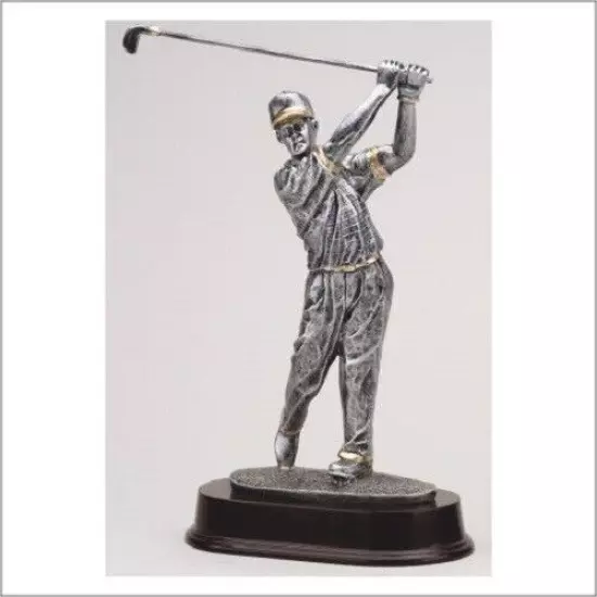 12" Golf Male Trophy Personalized Free