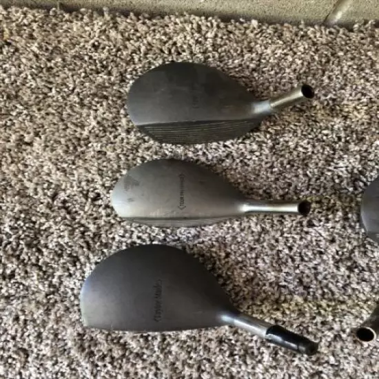 Lot Of 5 Taylormade Fairway Woods HEADS ONLY Classic Vintage RH LH