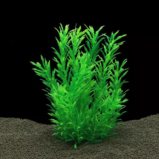 Large Aquarium Plants Artificial Plastic Fish Tank Plants Decoration Ornament...