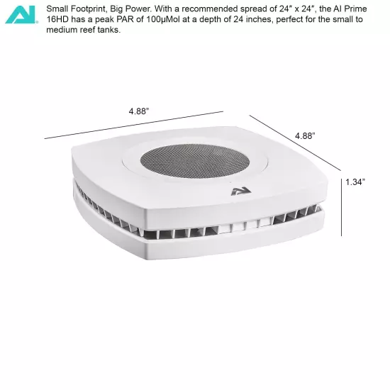 Prime 16 HD LED Saltwater Reef Aquarium Light - White