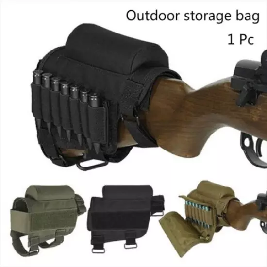 Adjustable Rifle Shotgun Tactical Gun Cartridge Bracket Bag Hunt Gun Accessories