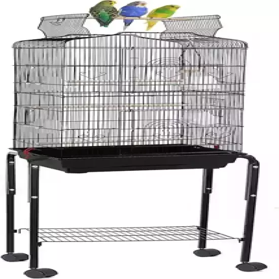 66in' Large Pet Bird Cage Open Top House Playground Canary LoveBird Finch Budgie