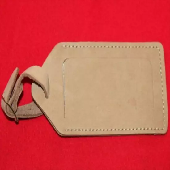 COLT FIREARMS FACTORY Team Rodeo Leather Luggage Tag