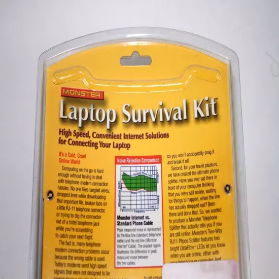 Monster Laptop Survival Kit High Performance Laptop Computer Hookup Kit