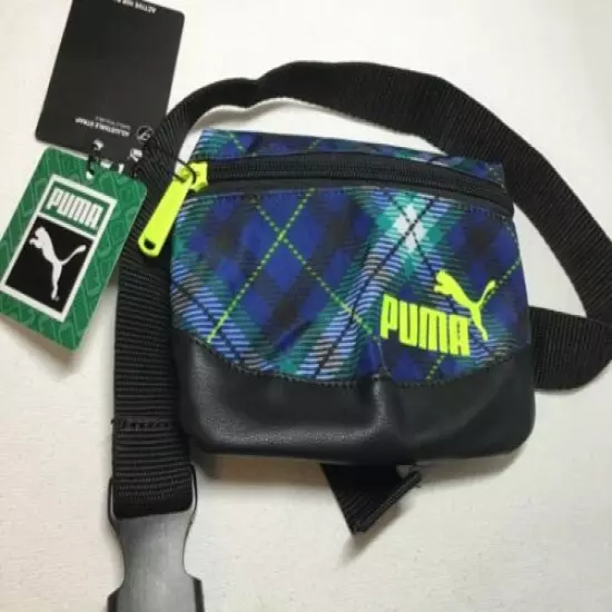 PUMA FANNY HIP PACK BLUE ARGYLE ADJUSTABLE STRAP NIP