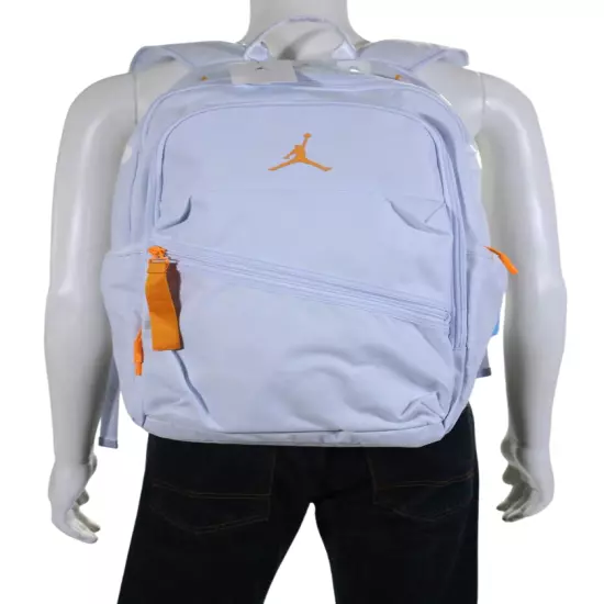 Air Jordan Mens Jumpman Zip Around Back Pack Shoulder Handbag Light Sky Blue Ora