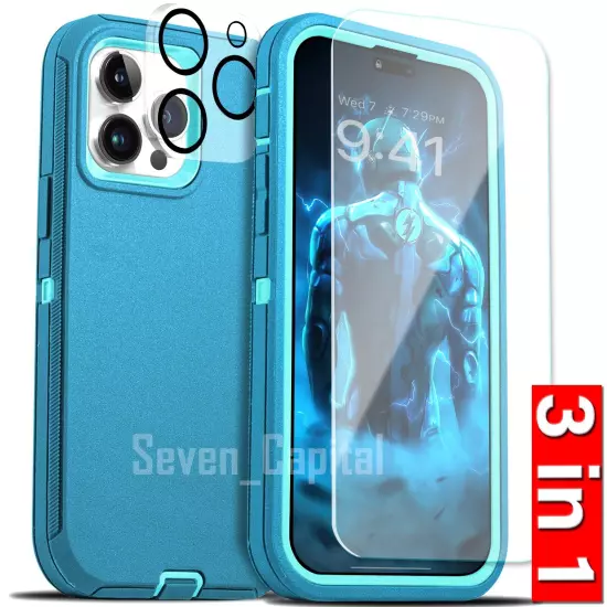 For iPhone 16 15 14 Plus 13 12 11 Pro Max Shockproof Heavy Duty Rug Case Cover