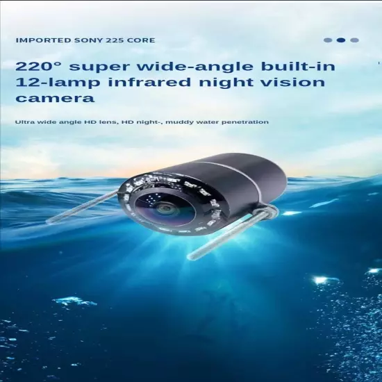 5.0/4.3 Inch Display Underwater 220° Fishing Camera Waterproof 9 Hours Endurance