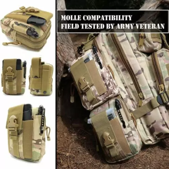 40 in 1 Survival Outdoor Kit Military Tactical Emergency Camping Tools Molle Bag