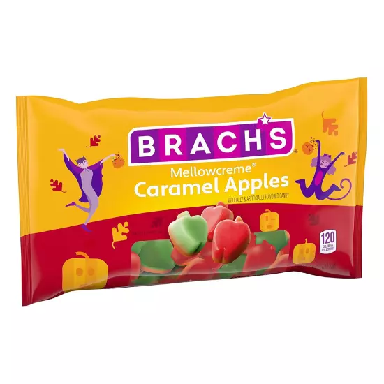 Brachs Mellowcreme Caramel Apples Halloween Candy 9 oz Bag