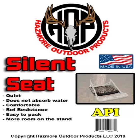 Hazmore Silent Seat replacement tree stand seat for API tree stand