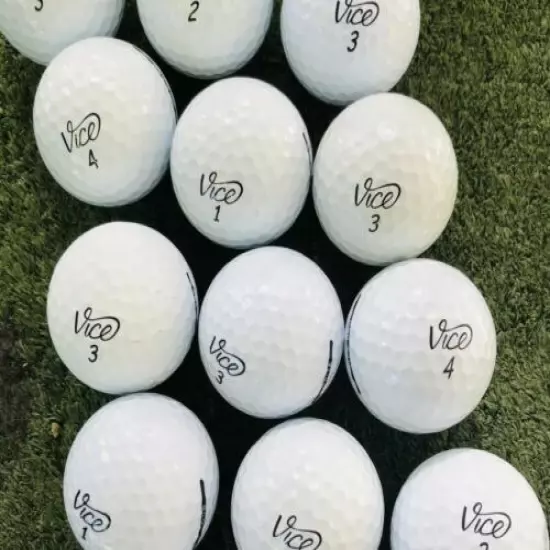 24 Vice Pro/Plus Tour, Drive Mix Assorted Golf Balls 5A/4A In Great Condition