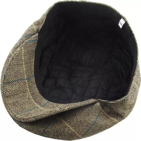 Mens Ivy Hat Golf Driving Ascot Winter Flat Cabbie Newsboy