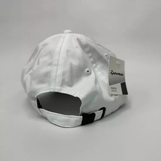 New Women's / Youth TaylorMade Golf Cotton White Adjustable Hat