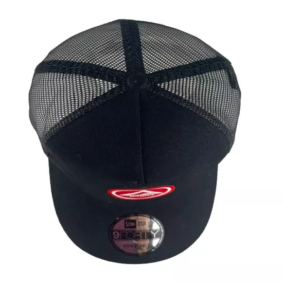 Gracie Barra New Era 9Forty Snapback Hat Adult Adjustable Mesh Black Trucker Cap