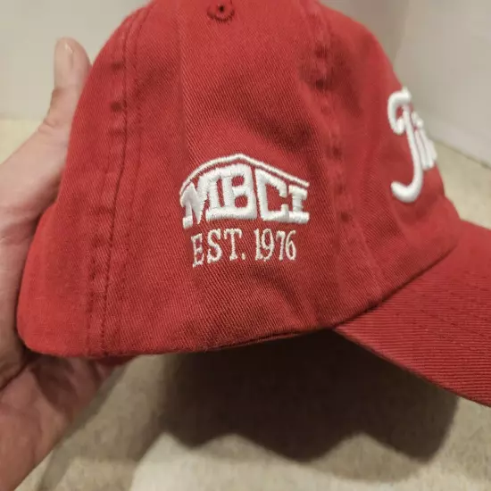 Titleist Golf Adjustable Hat Cap Red w/ White Lettering MBCI Est. 1976 